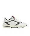 Gucci Men Re-web Leather Sneakers In White