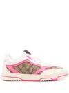 Gucci Re-web Panelled Sneakers In Neutrals