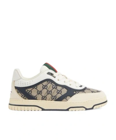 GUCCI GUCCI RE-WEB LACED SNEAKERS