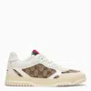 Gucci Re-web Trainer In Original Gg Canvas Women In Ivobeebgwgwg