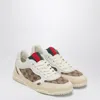 Gucci Re-web Trainer In Original Gg Canvas Women In White