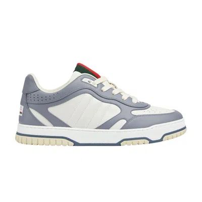 Pre-owned Gucci Re-web Sneaker 'white Grey' | Men's Size 10
