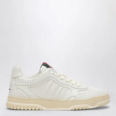 Gucci Re-web Sneaker White Leather Women