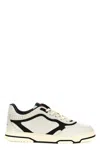 Gucci Men Re-web Leather Sneakers In Blue