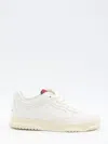 Gucci Sneakers In Gg Fabric With Iconic Web Tape On The Tongue In White