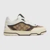 Gucci Re-web Low-top Sneakers In Gold
