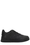 Gucci Re Web Black Lace Up Sneakers In Black
