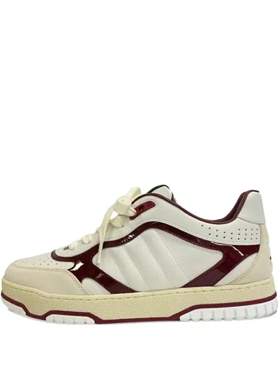 Gucci Re-web Sneakers In Neutral