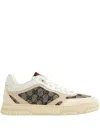 Gucci Re-web Trainer In Original Gg Canvas Women In Neutrals