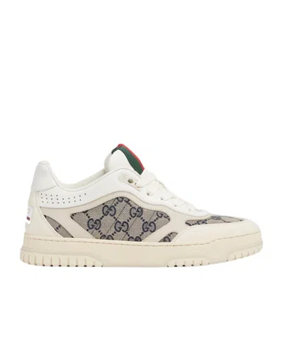 GUCCI GUCCI RE-WEB LOW-TOP SNEAKERS