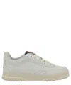 Gucci Re-web Leather Sneakers In White