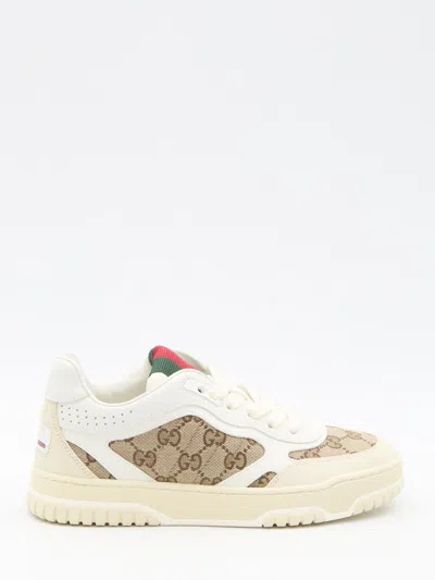 Gucci Re-web Sneakers In White