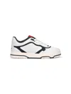 Gucci Men Re-web Leather Sneakers In White