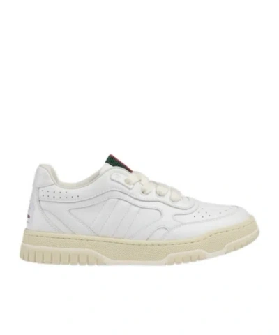 Gucci Re-web Sneakers In White