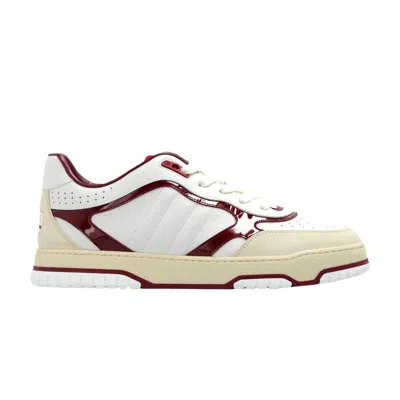 Pre-owned Gucci Re-web Trainer 'white Red' | Men's Size 6