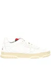 Gucci Re Web White Leather Sneaker In White