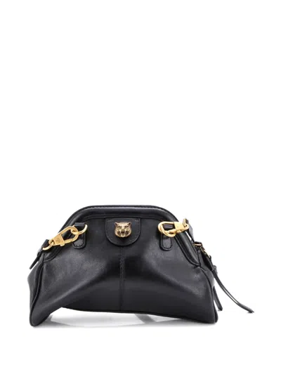 Pre-owned Gucci Re(belle) Shoulder Bag Leather Small Crossbody Bag In Black