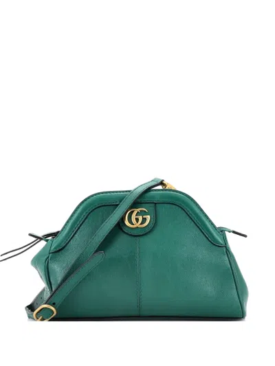 Pre-owned Gucci Re(belle) Shoulder Bag Leather Small Crossbody Bag In Green