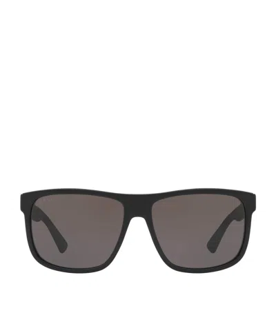 Gucci Rectangle 0gc000970 Sunglasses In Black
