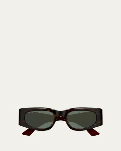 Gucci Gg1664s-002havana-red-green In Black