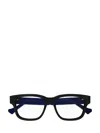 Gucci Demo Rectangular Men's Eyeglasses Gg0006oan 001 55 In 003 Black Black Transpare