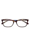 Gucci Rectangle-frame Glasses