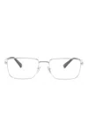 Gucci Rectangle-frame Glasses In Silver