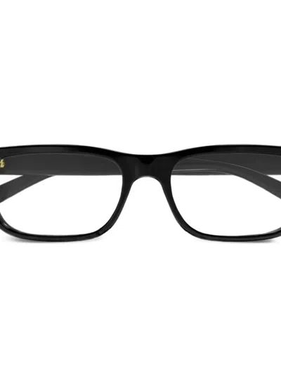 Gucci Rectangle-frame Glasses In Black