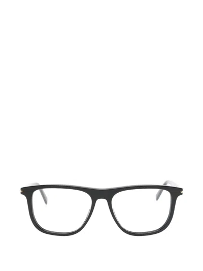Gucci Rectangle Frame Glasses In Black