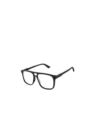 Gucci Eyewear Aviator Frame Glasses In Black