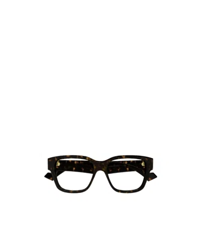 Gucci Rectangle-frame Glasses In Black