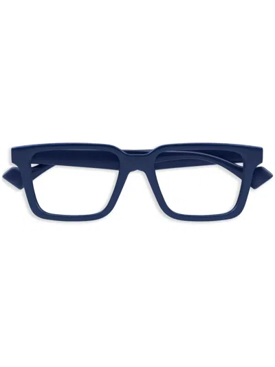 Gucci Rectangle-frame Glasses In Blue