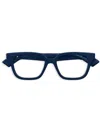 Gucci Rectangle-frame Glasses In Blue