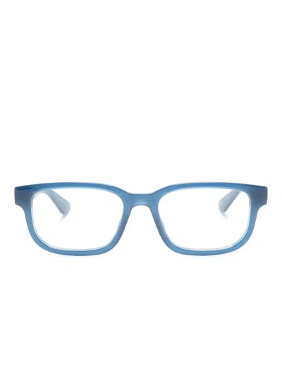 Gucci Rectangle-frame Glasses In Blue