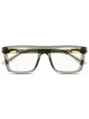 Gucci Rectangle Frame Glasses In Brown
