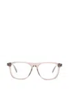 Gucci Rectangle-frame Glasses In Brown