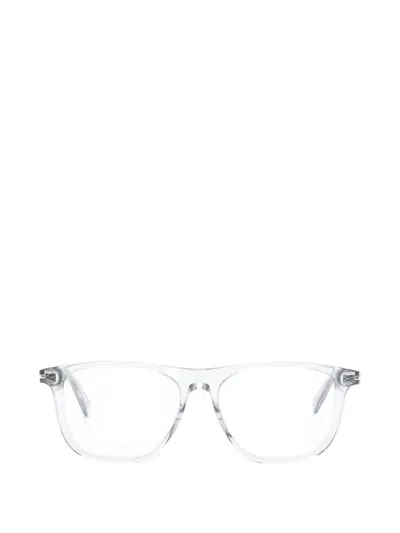Gucci Rectangle-frame Glasses In Gray