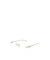 Gucci Rectangle-frame Glasses In White