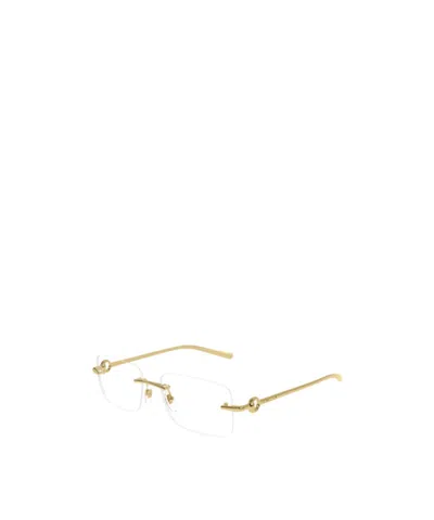 Gucci Rectangle-frame Glasses In White