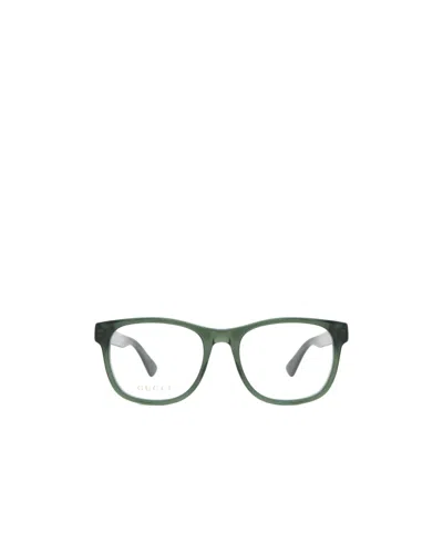 Gucci Rectangle-frame Optical Glasses In Gray