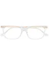 Gucci Rectangle-frame Optical Glasses In Weiss