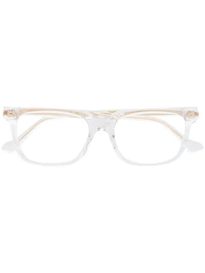 Gucci Rectangle-frame Optical Glasses In Weiss