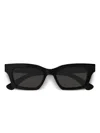 Gucci Logo Rectangular Cat-eye Sunglasses