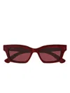 Gucci Logo Rectangular Cat-eye Sunglasses