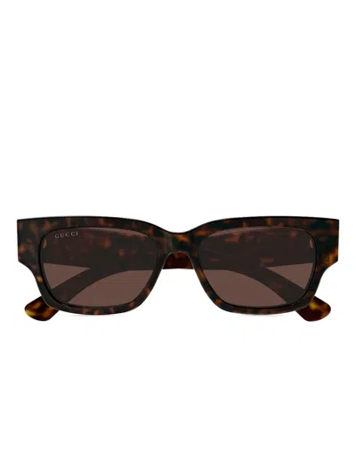 Gucci Rectangle-frame Sunglasses