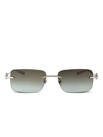 Gucci Rectangle-frame Sunglasses