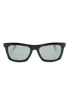 Gucci Rectangle-frame Sunglasses In 黑色