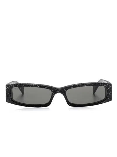 Gucci Men's Gg1780sm Acetate Rectangle Sunglasses In Printed