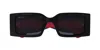 Gucci Rectangle-frame Sunglasses In Black