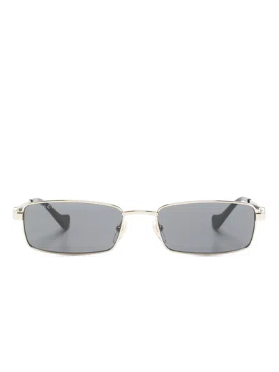 Gucci Rectangle-frame Sunglasses In Black